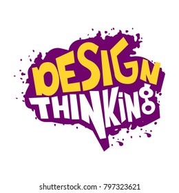 Web Icon Of Design Thinking Concept