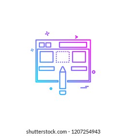 Web icon design vector 