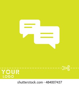 Web icon. Dialog