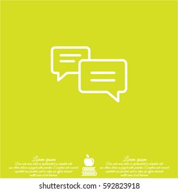 Web icon. Dialog