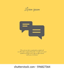 Web icon. Dialog