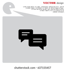 Web icon. Dialog. vector illustration