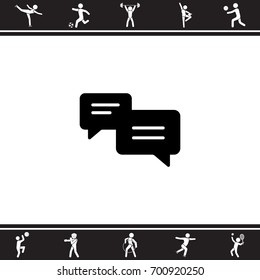 Web icon. Dialog. vector illustration