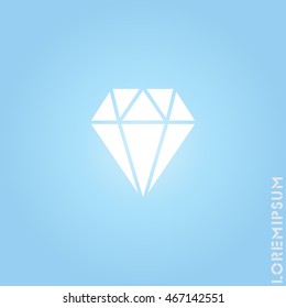 Web icon. Diamond