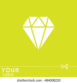 Web icon. Diamond