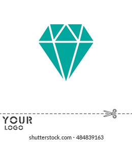 Web icon. Diamond