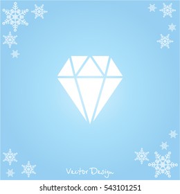 Web icon. Diamond