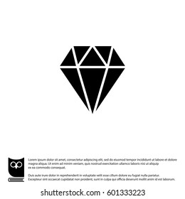 Web icon. Diamond