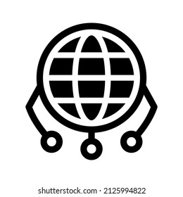 Web icon. digital technology, social network, global connect. vector illustration