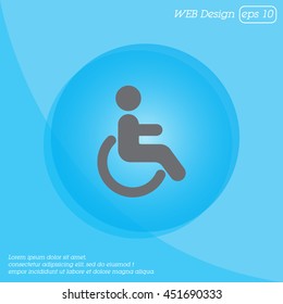 Web icon. Disabled