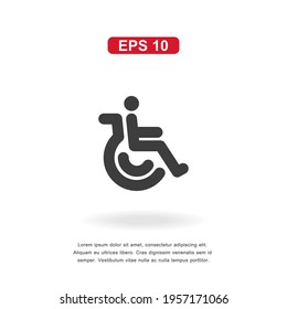 web icon disabled sign isolated on white background. Simple vector illustration.