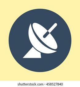 Web Icon of Dish Antenna.
