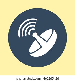 Web Icon of Dish Antenna.