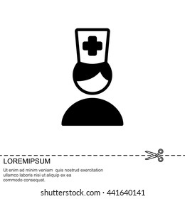 Web icon. Doctor