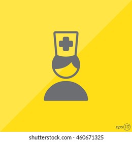 Web icon. Doctor