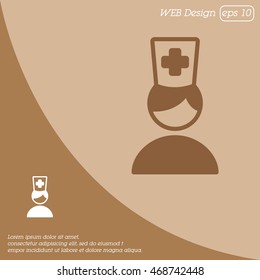 Web icon. Doctor