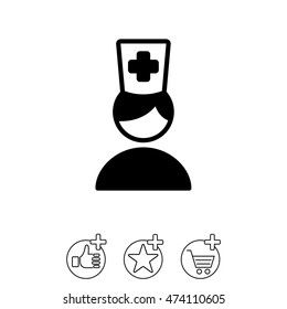 Web icon. Doctor