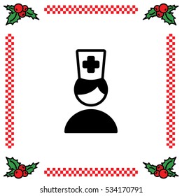 Web icon. Doctor
