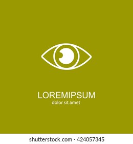 Web icon. Eye