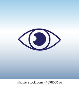 Web icon. Eye
