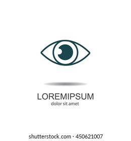 Web icon. Eye