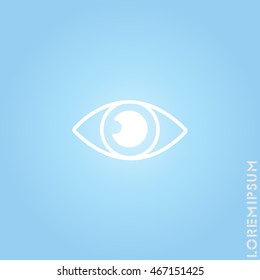 Web icon. Eye