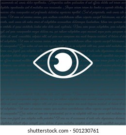 Web icon. Eye