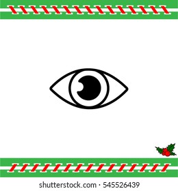 Web icon. Eye