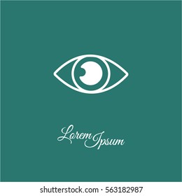Web icon. Eye