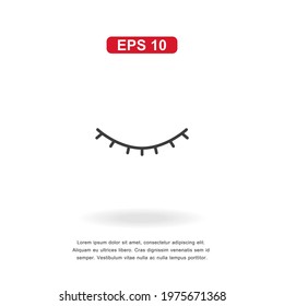 web icon eye sign isolated on white background. Simple vector illustration.