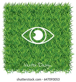 Web icon. Eye. vector illustration