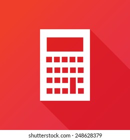Web icon. Flat design with shadow
