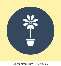 Web Icon of Flower vase.