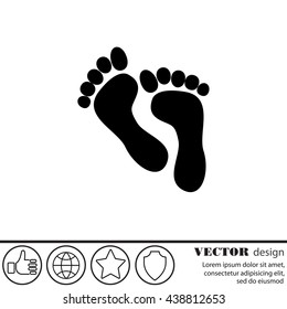 Web icon. Foot