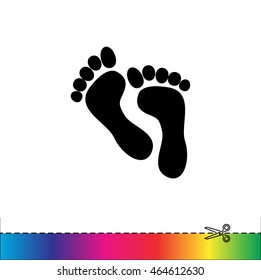 Web icon. Foot