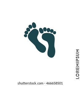 Web icon. Foot