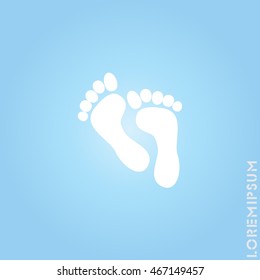 Web icon. Foot