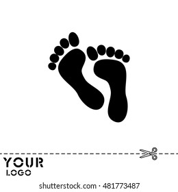Web icon. Foot
