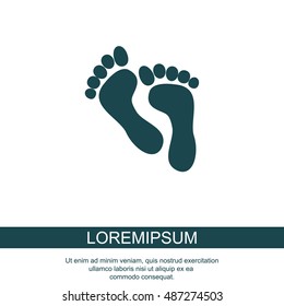 Web icon. Foot