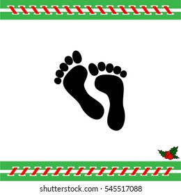 Web icon. Foot