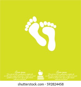 Web icon. Foot