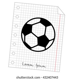 Web icon. Football