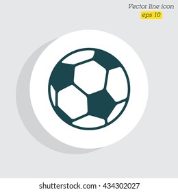 Web icon. Football