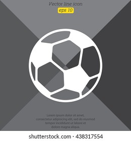 Web icon. Football