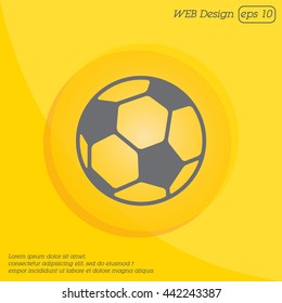 Web icon. Football