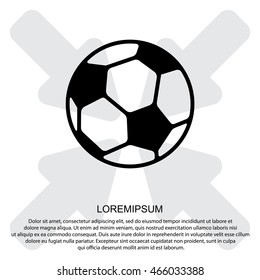 Web icon. Football