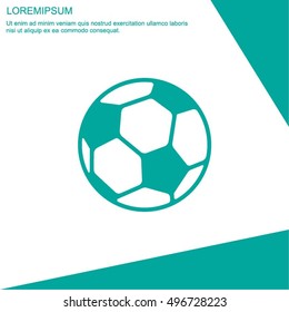 Web icon. Football