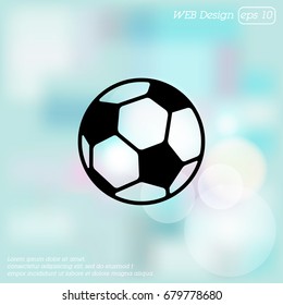 Web icon. Football