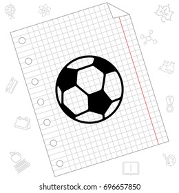 Web icon. Football