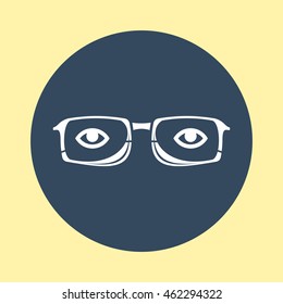 Web Icon of Glasses & Eyes.